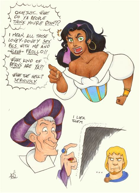 Frollo & Esmeralda Photo: Esmeralda disagrees | Disney funny, Disney cosplay, Disney