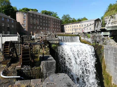 Cromford Mill, site of the first water-powered cotton mill