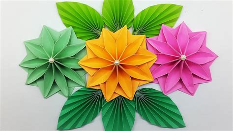 Origami ideas: Origami Flower Easy Paper Flowers