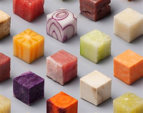 Food in perfect cubes - AterietAteriet | Food Culture