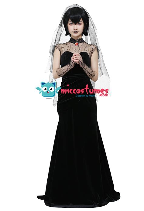 Hotel Transylvania Mavis Dracula Halloween Wedding Dress Cosplay ...