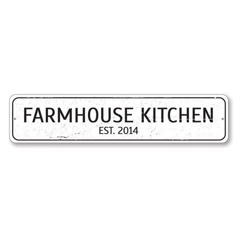 Farmhouse Kitchen Sign – Lizton Sign Shop