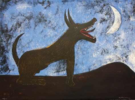 Rufino Tamayo, Perro de Luna For Sale - Denis Bloch Fine Art Gallery