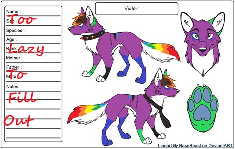 Oc Reference Sheet by Lanilili on DeviantArt