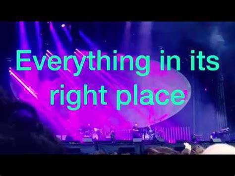 Everything in its right place // RADIOHEAD - YouTube