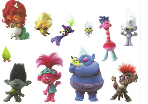 Roommates Trolls World Tour Wall Decal Set RMK4298SS - Decals, Stickers & Vinyl Art