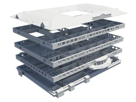 3d apartment plan stock illustration. Illustration of isolated - 33790580