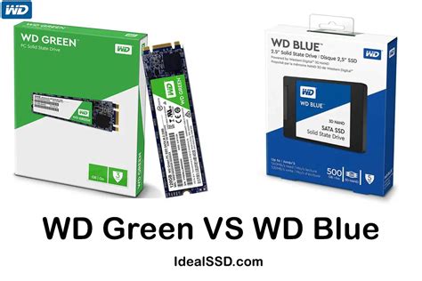 WD Blue vs WD Green SSD - Simplified Buyers Guide 2023 - IdealSSD.com