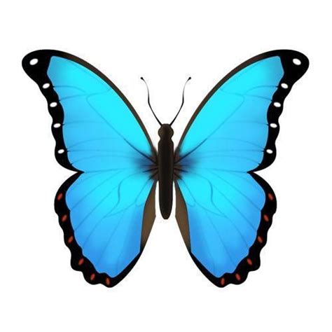 Butterfly Emoji Sticker ☆ MADEBYMADI | Blue emoji, Cute emoji wallpaper ...