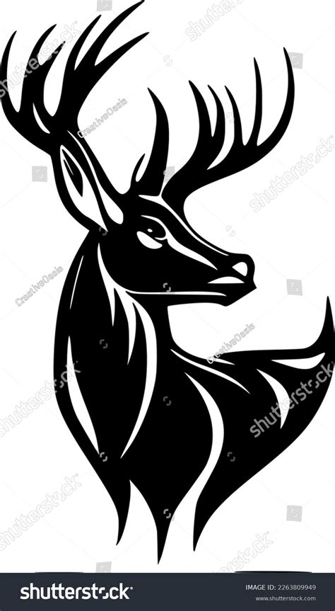 Dear Black White Vector Illustration Stock Vector (Royalty Free) 2263809949 | Shutterstock