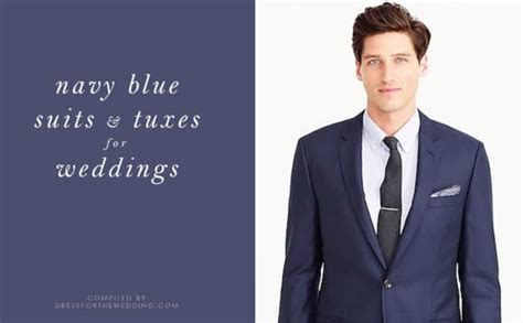 Navy Blue Suit Wedding Guest
