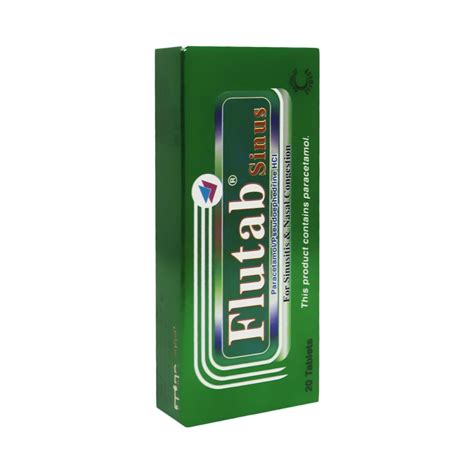 Flutab Sinus Tablet 20Tab | Shefaa pharmacy