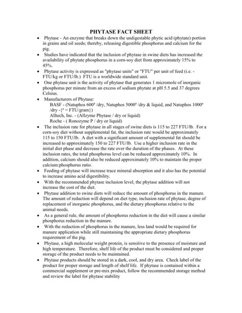 phytase - Iowa State University