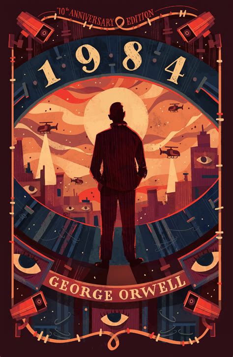 1984 by George Orwell Book Cover on Behance | Book cover design ...