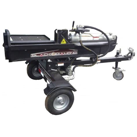 Hydraulic Log Wood Splitter Black Diamond 40 Ton Electric Start Jockey ...