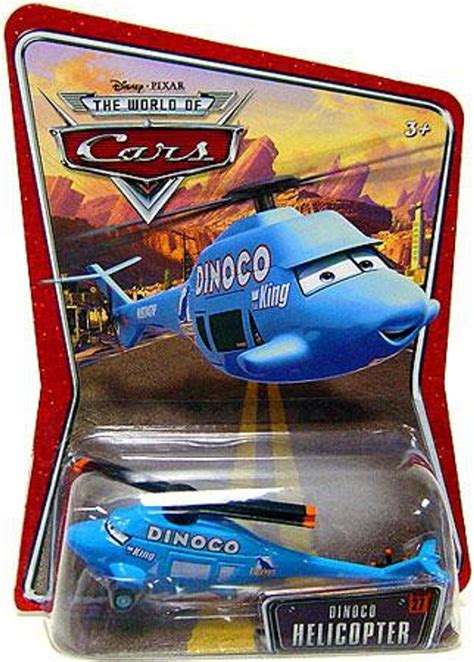 Disney Pixar Cars The World of Cars Series 1 Dinoco Helicopter 155 Diecast Car Mattel Toys - ToyWiz