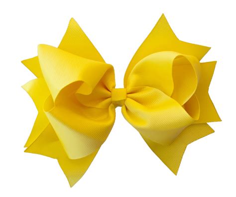 YELLOW HAIR BOW CLIPART - 124px Image #7