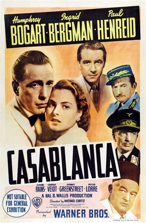 Check out Casablanca Movie 1942 on Zanda | Classic movie posters, Old ...