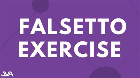 FALSETTO - VOCAL EXERCISE | Vocal exercises, Gospel music, Vocal