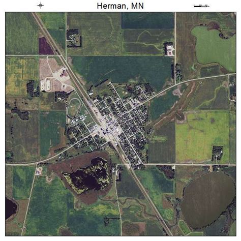 Aerial Photography Map of Herman, MN Minnesota