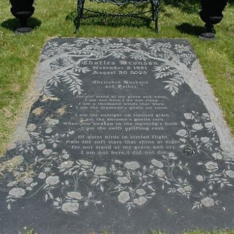 Charles Bronson | Gravestones | Pinterest