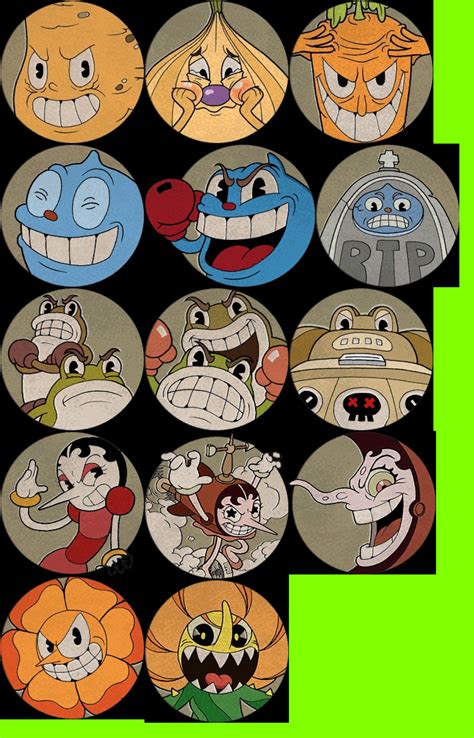 Cuphead Bosses 1 by Mdwyer5 on DeviantArt