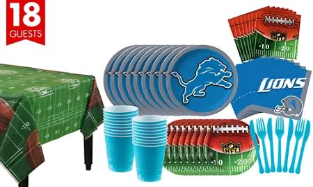 NFL Detroit Lions Party Supplies - Party City