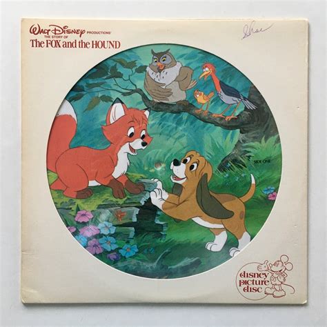 Walt Disney's the Fox and the Hound Soundtrack Picture - Etsy