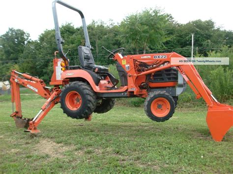 2003 Kubota Bx22 Compact Tractor With Loader And Backhoe