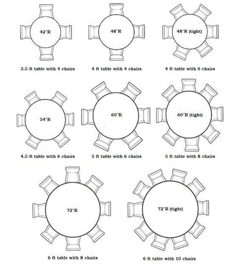 10 Person Round Table Size | Letter G Decoration