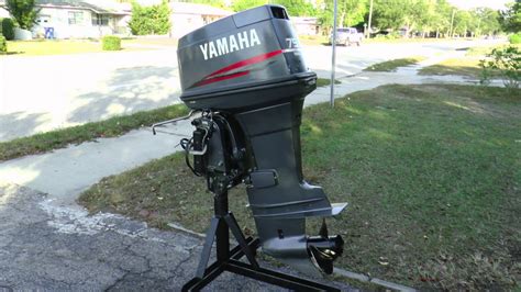 1998 Yamaha 2 Stroke 75hp Outboard Motor - YouTube