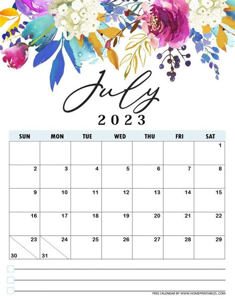 july calendar cute free printable july 2022 calendar designs - pin on ...