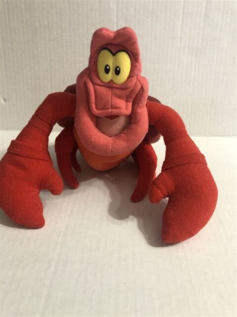 Vintage Disney's The Little Mermaid Sebastian Plush 9" Arco Mattel | eBay