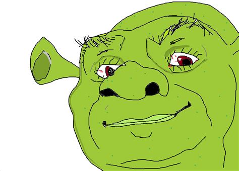 I updated my Shrek fan art. : Shrek