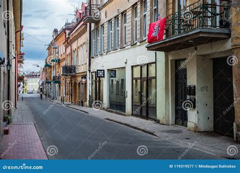 VILNIUS, LITHUANIA - JUNE 16, 2018: Vilnius Old Town in Lithuania ...