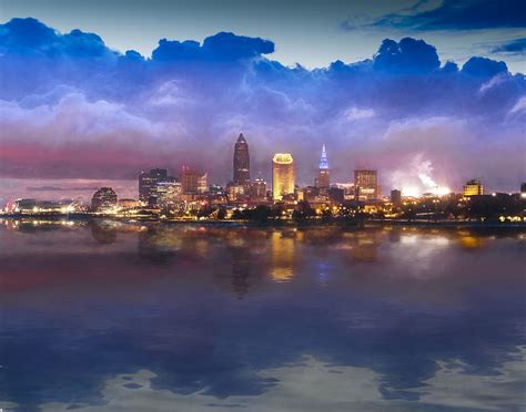 Cleveland Sunrise Photograph by Frank Shoemaker | Fine Art America