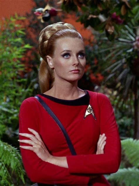 Celeste Yarnall as “Yeoman Martha Landon” in “The Apple” episode of Star Trek - 1967 | Star trek ...