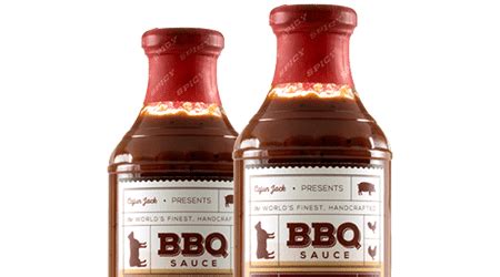 BBQ Sauce Labels | SheetLabels.com