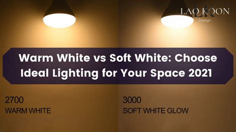Warm White vs Soft White: Choose Ideal Lighting for Your Space 2023 % %currentyear % % - Laokoon ...