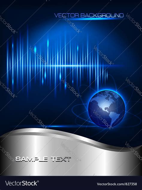 Abstract global background Royalty Free Vector Image