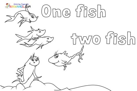 One Fish Two Fish Coloring Pages