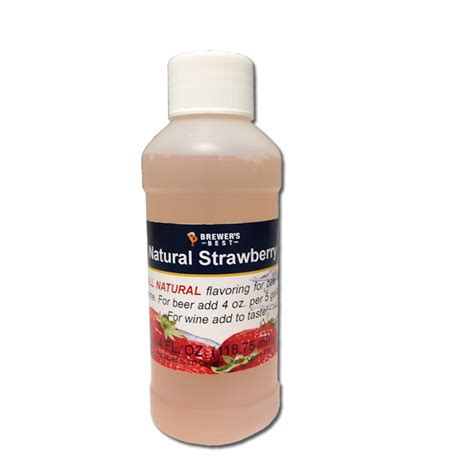 Strawberry Natural Flavoring Extract 4oz