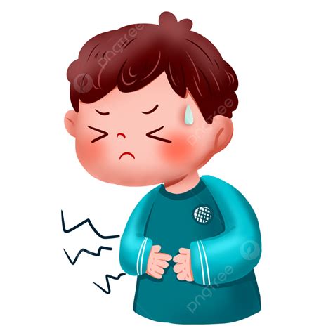 Characters Sick Clipart Hd PNG, Cartoon Boy Sick Character, Cartoon ...