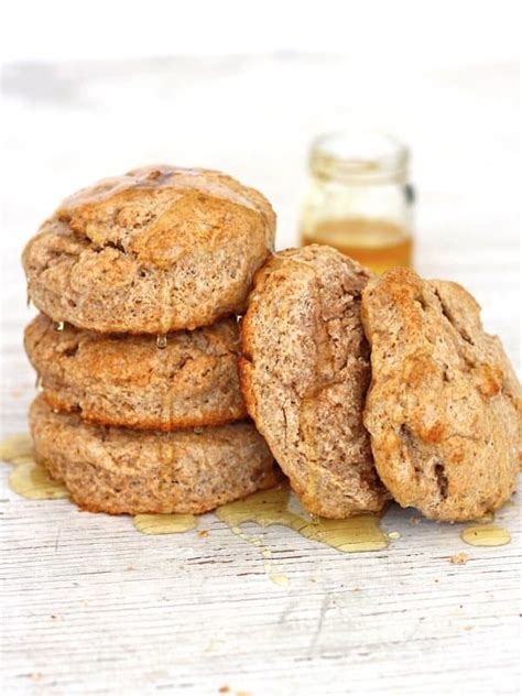 Honey Whole Wheat Biscuits | The BakerMama