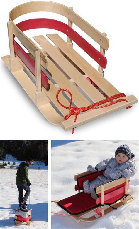 Top 8 Wooden Sleds For Kids Fun In The Snow | Oddblocks