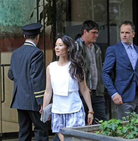 LUCY LIU on the Set of Elementary in New York – HawtCelebs