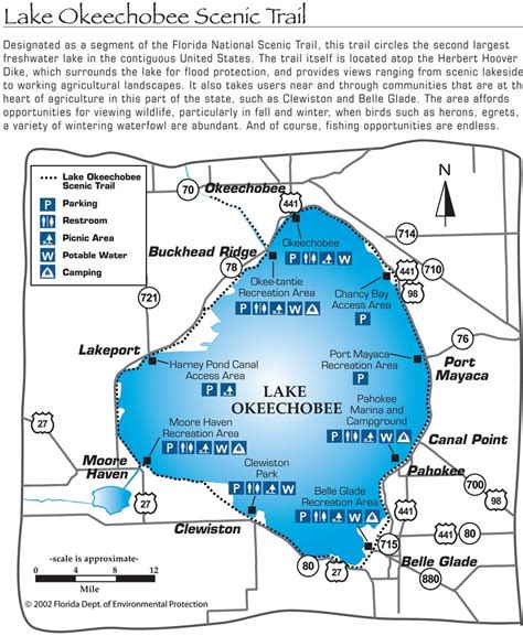 Fishing Map Of Lake Okeechobee Florida - Printable Maps