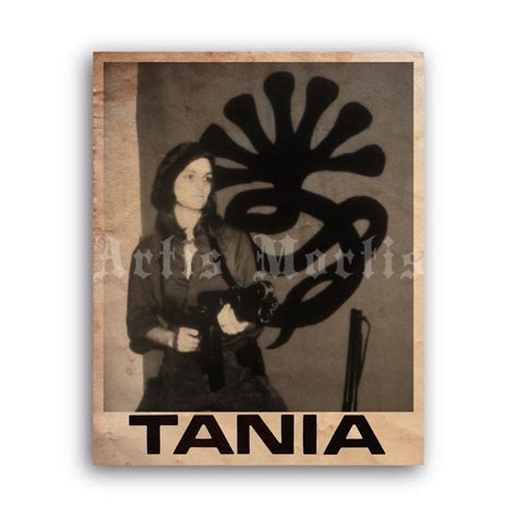 Printable Patty Hearst Tania - Symbionese Liberation Army photo poster