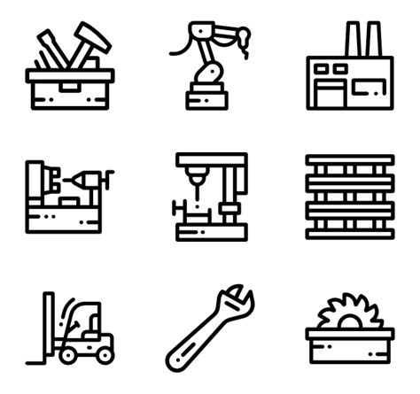 Manufacturing Icon Png #121218 - Free Icons Library