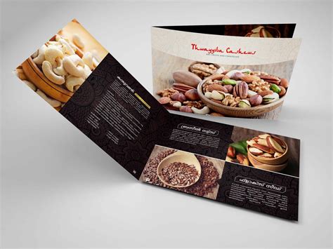 Thwayyiba Cashews Dry Fruits and Chocolate Brochure Design - Aster Ace Designing Website ...